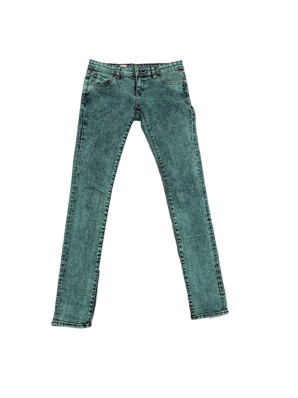 Volcom Sound Check super skinny jeans mint green Sz 3